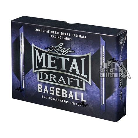 2021 leaf metal draft baseball hobby box|2021 leaf metal draft box checklist.